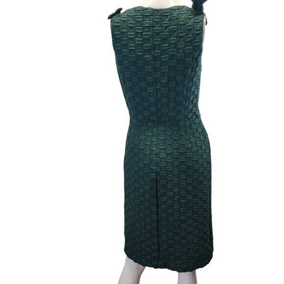 Tabitha Green Basket weave Knit Sheath Dress Sleeveless Size 4 - Picture 2 of 14